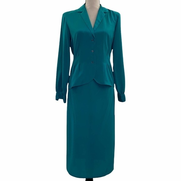 ROLLING Hills in Pacifica Teal Pencil Maxi Skirt - Picture 2 of 12